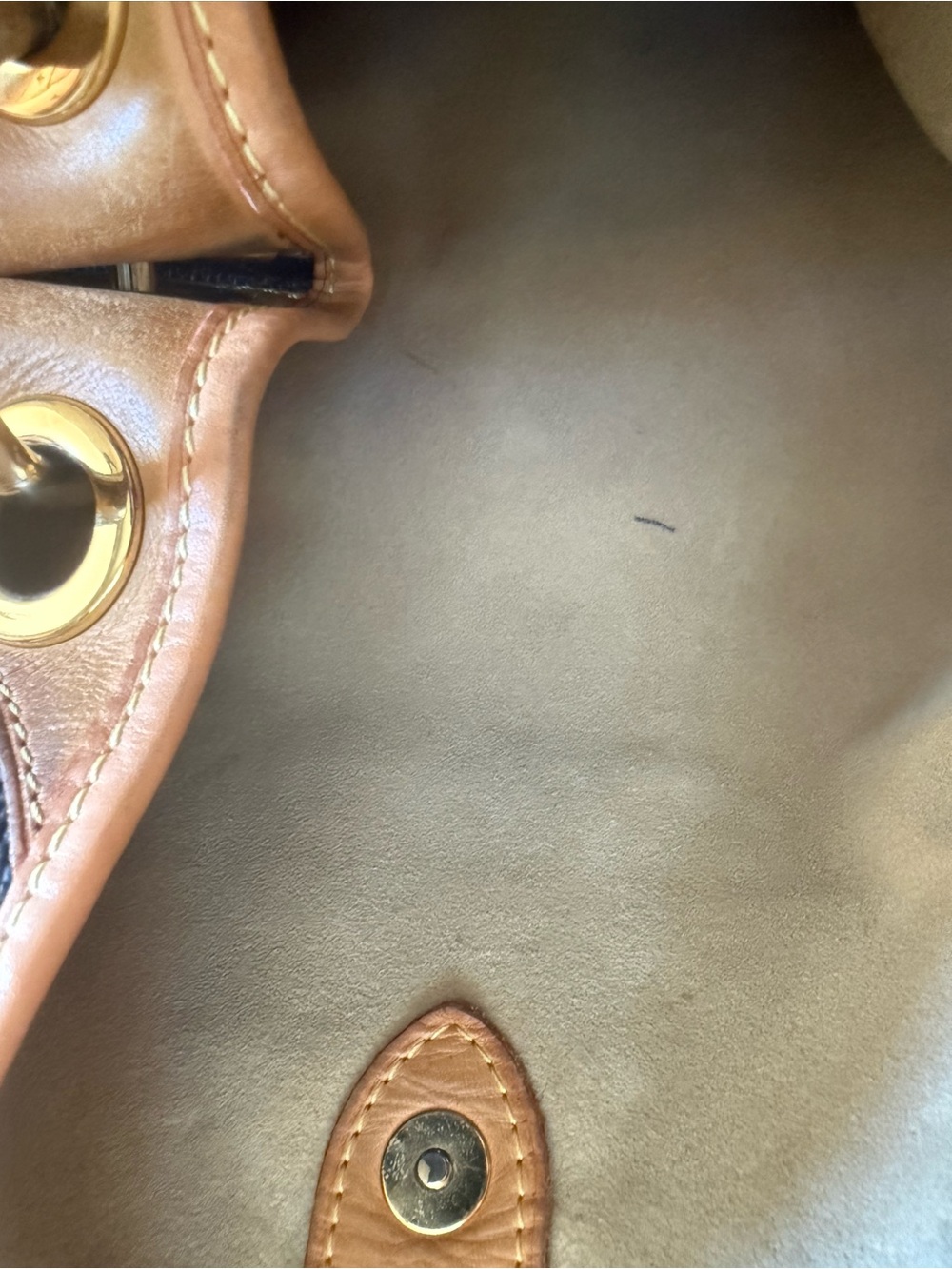 Louis Vuitton Galleria PM Monogram Canvas Brown Shoulder Bag with Gold Plate - Picture 16 of 17